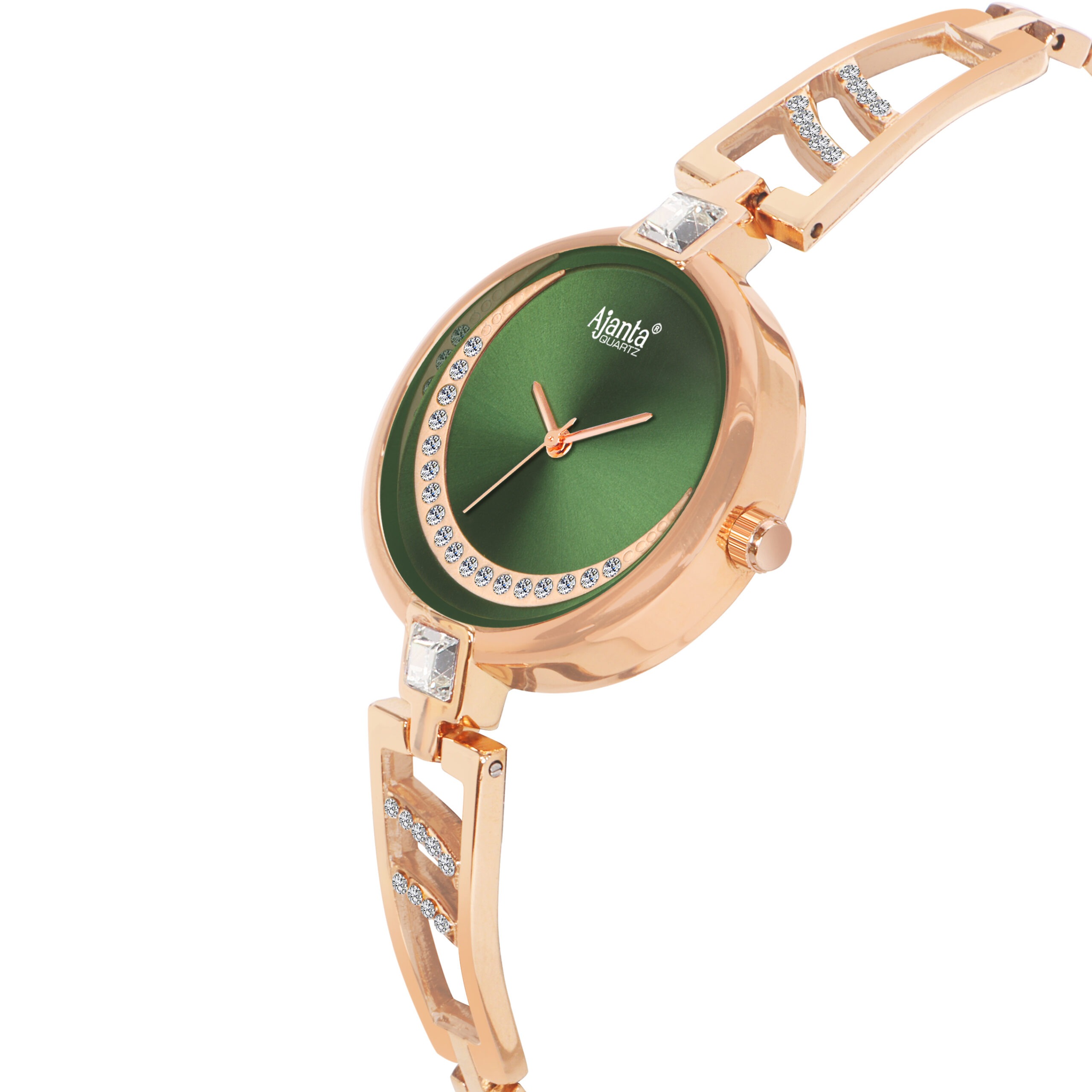 Ajanta Women's Green Dial Watch | AWC121ESL/3 - Image 4