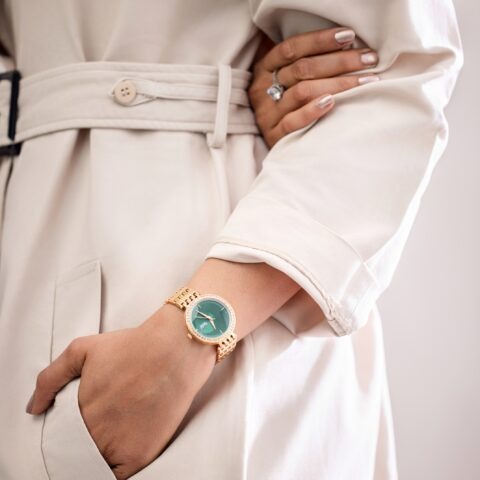 Ajanta Green Dial Watch | AWC125ESL/3