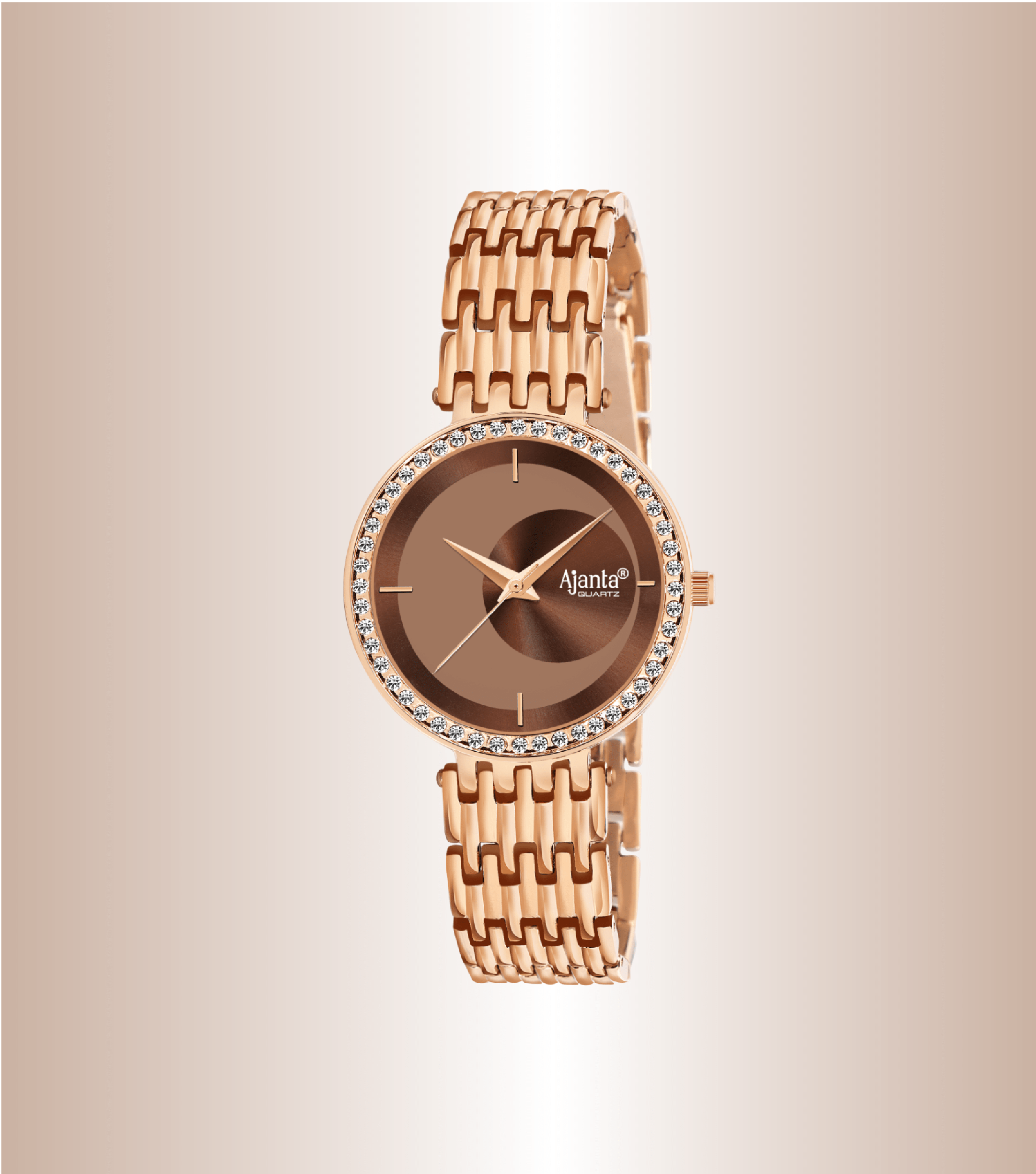 Ajanta Brown Dial Watch | AWC125ESL/4 - Image 2