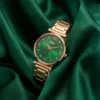 Ajanta Quartz Rose Gold Women’s Watch with Green Dial | AWC119ESL/8