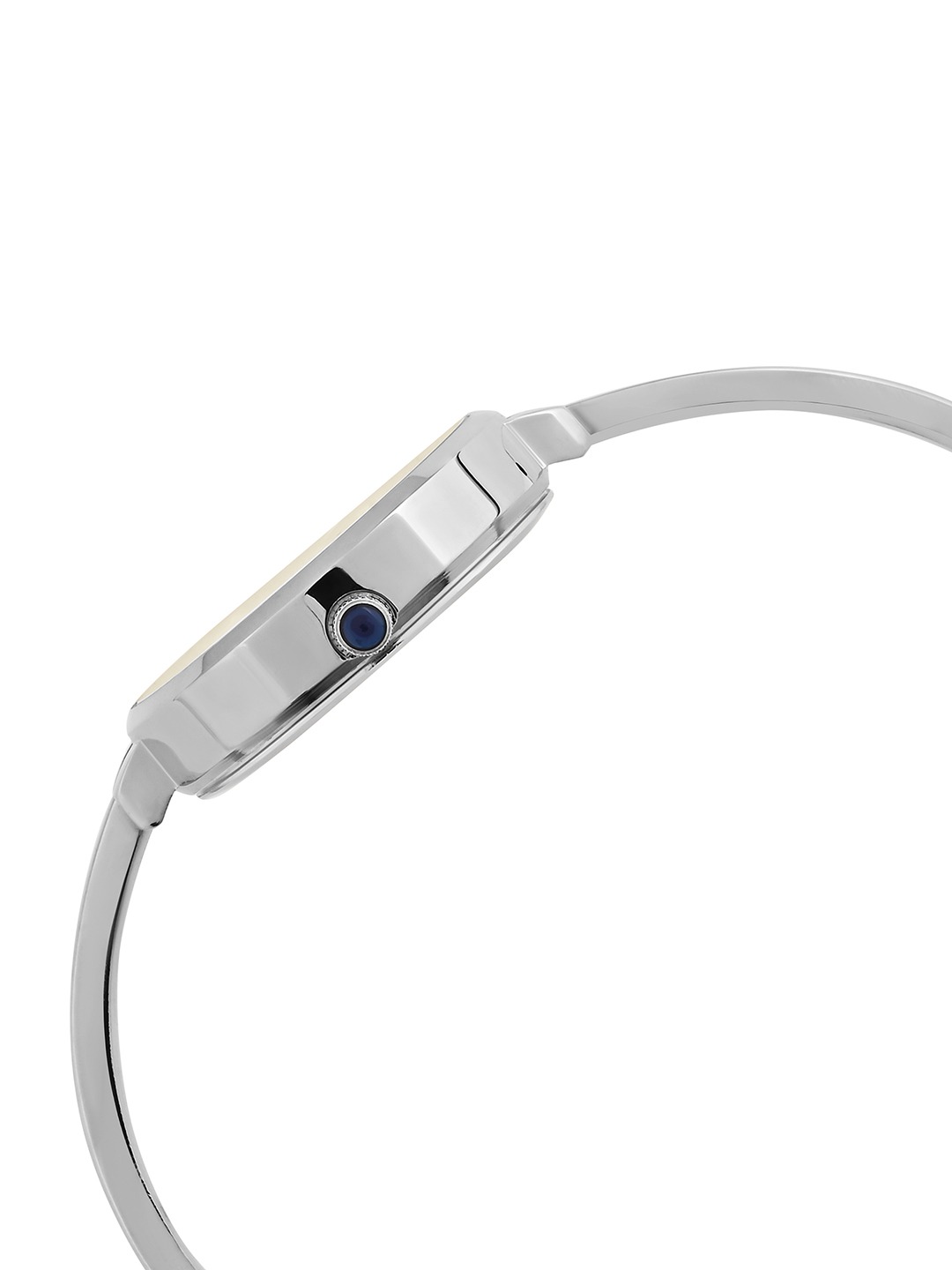 Ajanta Quartz Women's Elegant Silver Bangle Watch with Pink Dial (AWC052PMSL/1) - Image 4