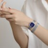Ajanta Quartz Stylish Silver Analog Watch for WomenWith  Blue Dial | AWC127ESL/6