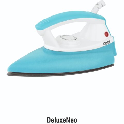 Ajanta DeluxeNeo Dry Iron with Temperature Control & Smooth Non-Stick Soleplate (1000 Watt)