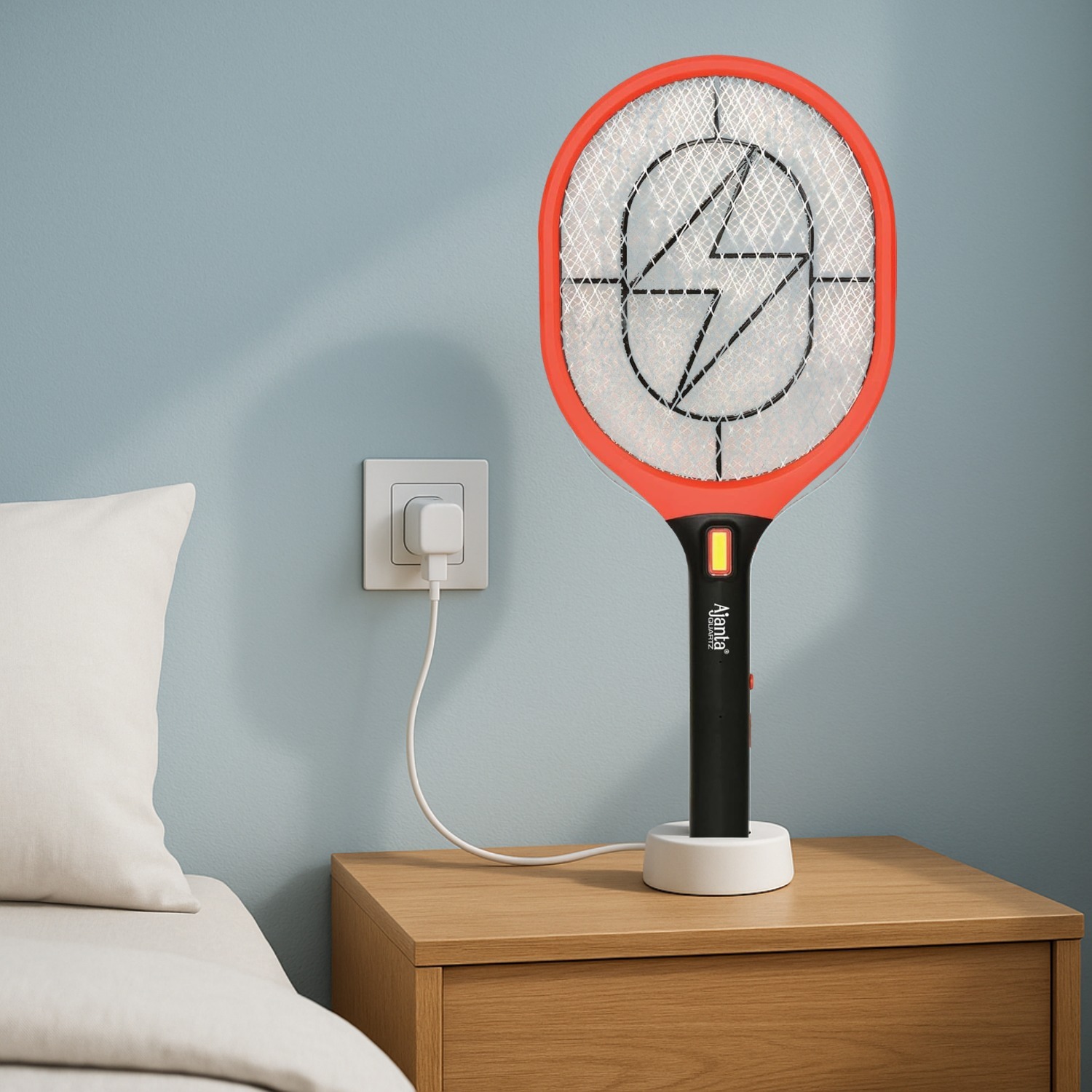 Ajanta Quartz Mosquito Killer Racket – High Voltage Electric Fly & Mosquito Zapper