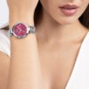 Ajanta Quartz Silver Analog Women’s Watch – Elegant Pink Dial Ladies Stainless Steel Strap| AWC043MSL/8 (Pink)