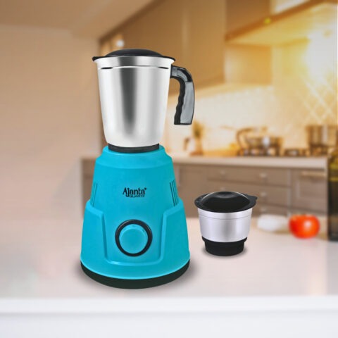 Ajanta Quartz Ecomixx Powerful Mixer Grinder with Stainless Steel Jar for Fast & Efficient Grinding 500W